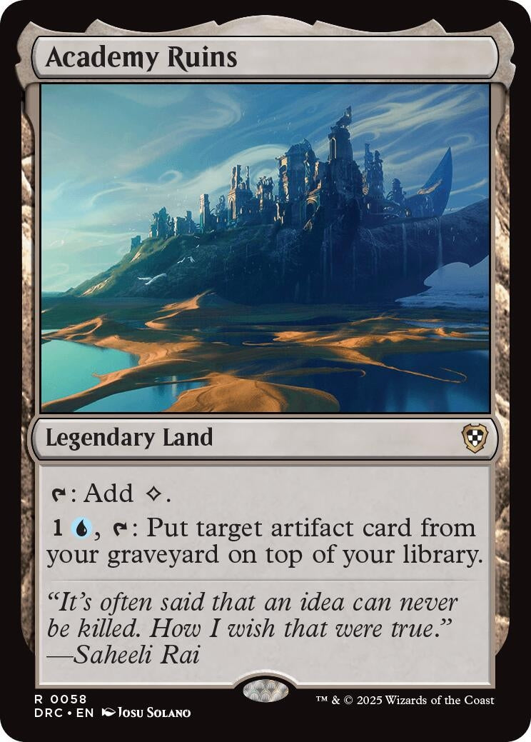 Academy Ruins (58) (Commander: Aetherdrift)