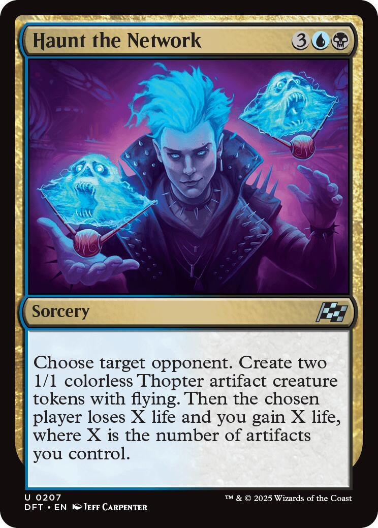 Image for Haunt the Network (207) (Aetherdrift) - Magic: The Gathering