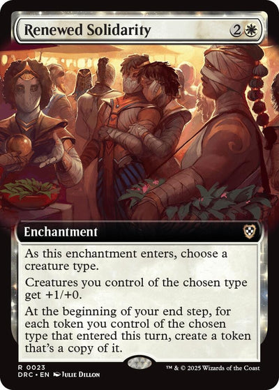 Renewed Solidarity (Extended Art) (23) (Commander: Aetherdrift) (DRC)