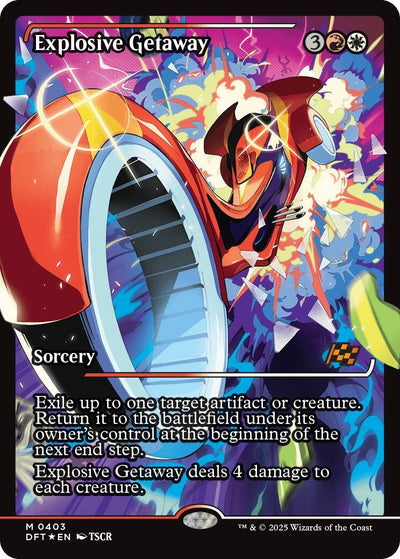 Explosive Getaway (Showcase) (403) (Aetherdrift)