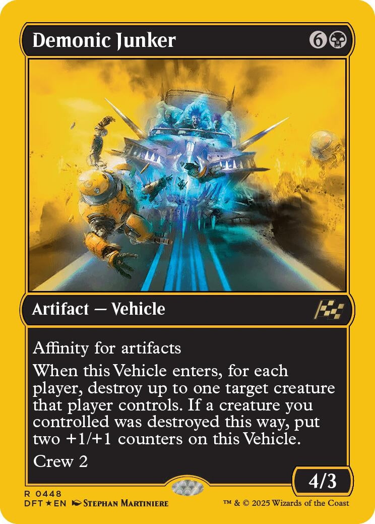 Demonic Junker (First-Place Foil) (448) (Aetherdrift)