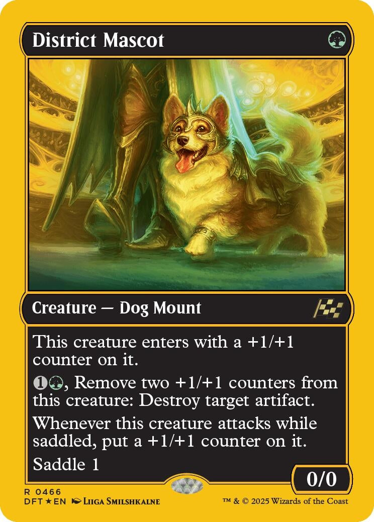 District Mascot (First-Place Foil) (466) (Aetherdrift)