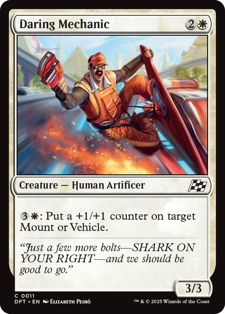 Image for Daring Mechanic (11) (Aetherdrift) - Magic: The Gathering