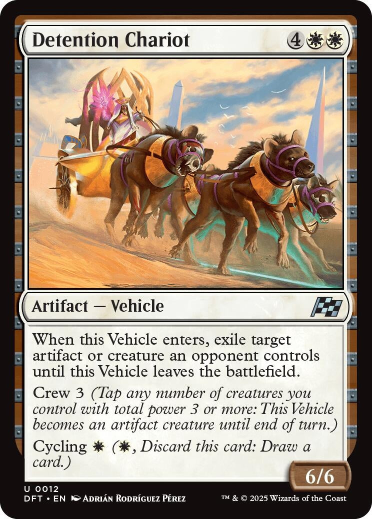 Image for Detention Chariot (12) (Aetherdrift) - Magic: The Gathering