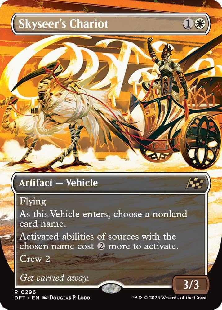 Image for Skyseer's Chariot (Borderless) (296) (Aetherdrift) - Magic: The Gathering