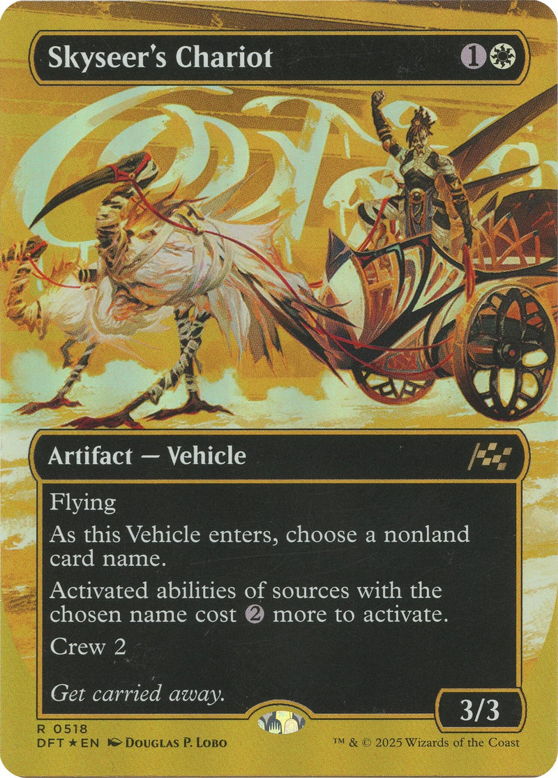 Skyseer's Chariot (Borderless) (First-Place Foil) (518) (Aetherdrift)