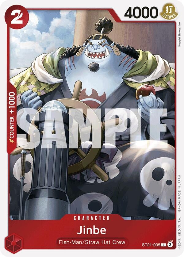 Image for Jinbe (ST21-005) (Starter Deck EX: Gear 5) - One Piece Card Game