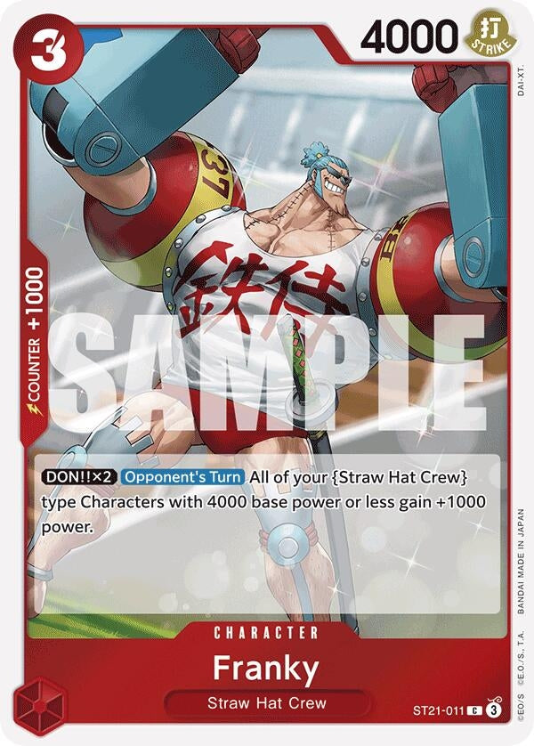 Image for Franky (ST21-011) (Starter Deck EX: Gear 5) - One Piece Card Game