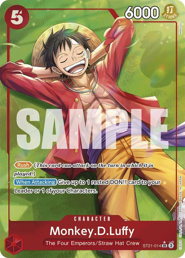 Image for Monkey.D.Luffy (014) (Parallel) (ST21-014) (Starter Deck EX: Gear 5) (ST-21) - One Piece Card Game