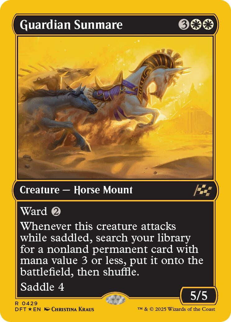 Guardian Sunmare (First-Place Foil) (429) (Aetherdrift)