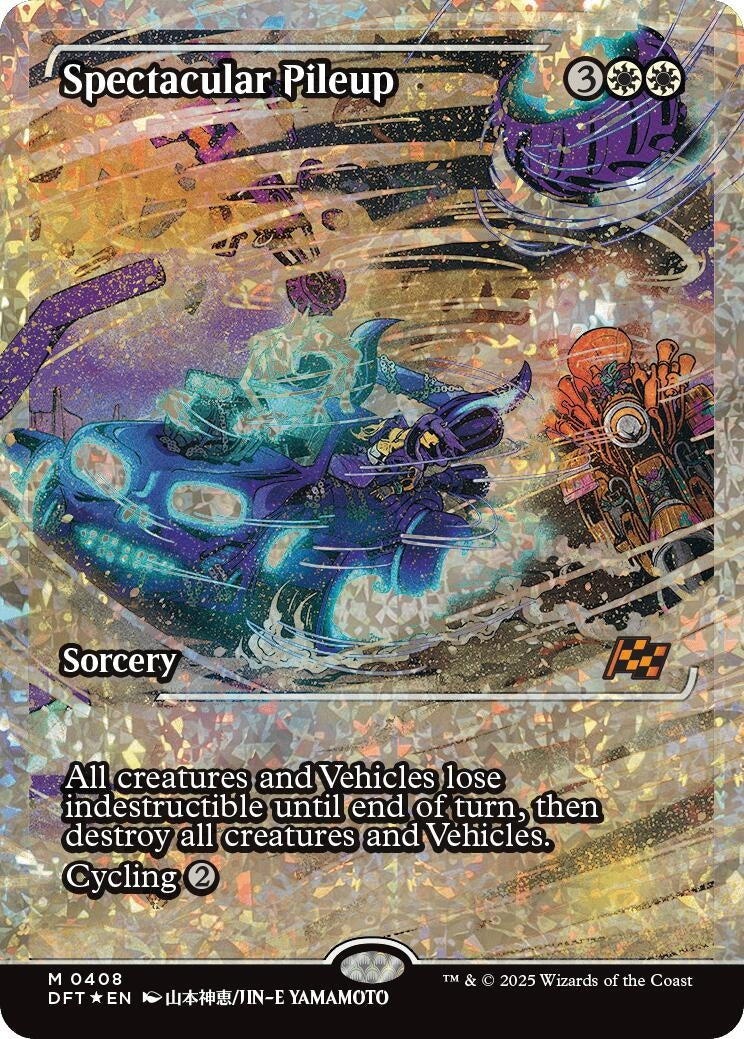 Spectacular Pileup (Showcase) (Fracture Foil) (408) (Aetherdrift)