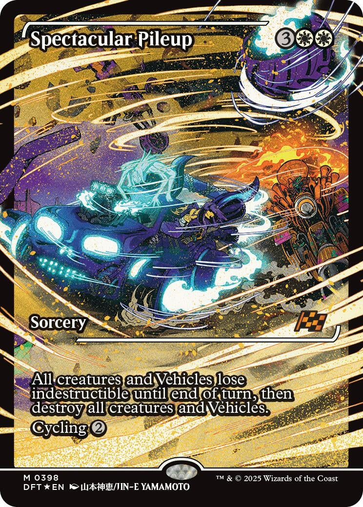 Spectacular Pileup (Showcase) (398) (Aetherdrift)