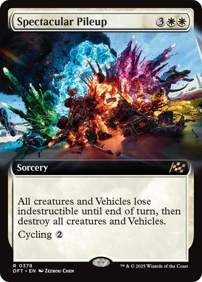 Spectacular Pileup (Extended Art) (378) (Aetherdrift)