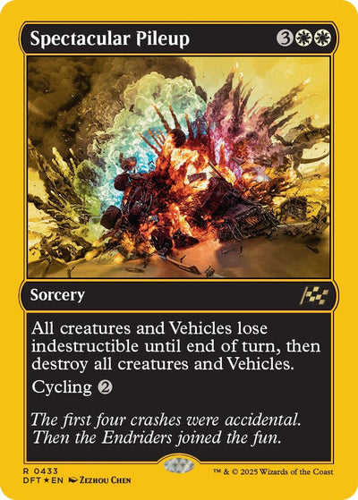Spectacular Pileup (First-Place Foil) (433) (Aetherdrift)
