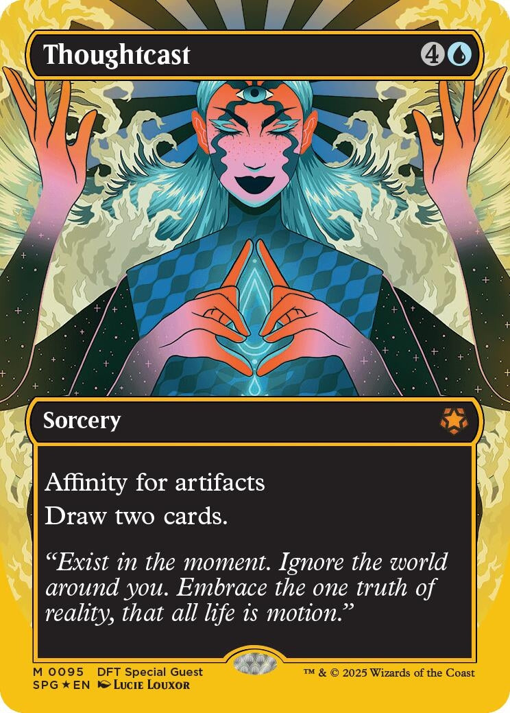 Thoughtcast (Borderless) (First-Place Foil) (95) (Special Guests)