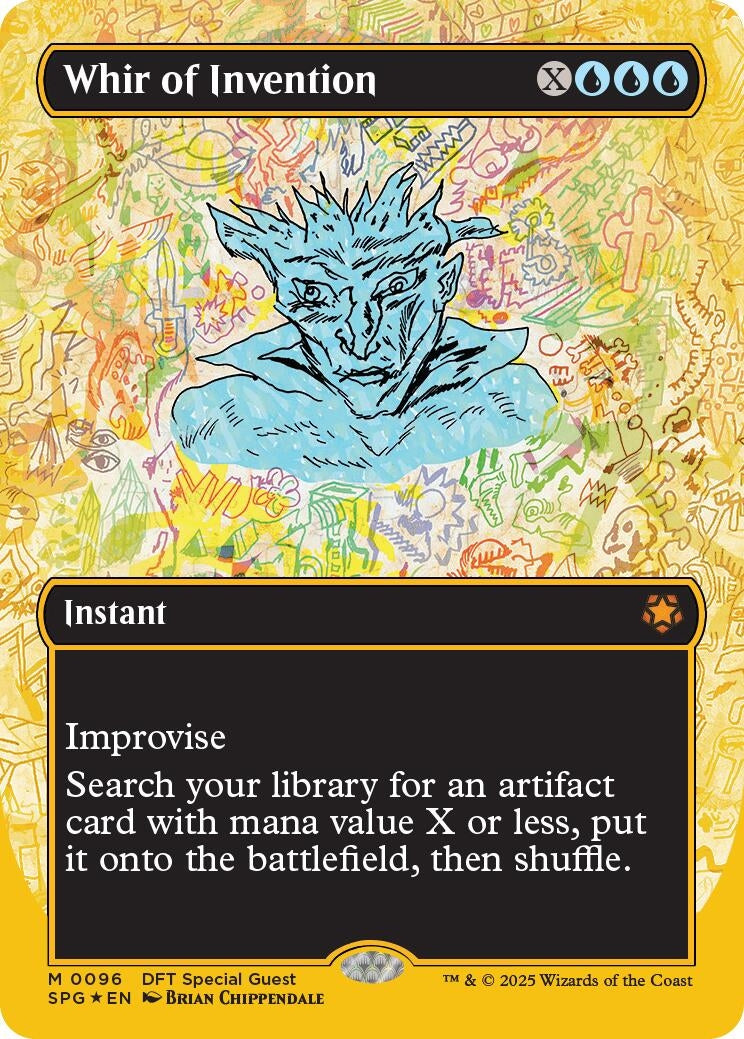 Whir of Invention (Borderless) (First-Place Foil) (96) (Special Guests)