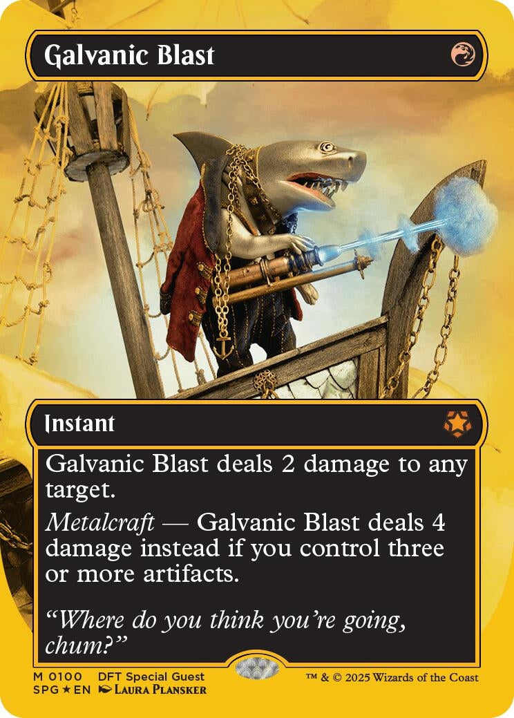 Galvanic Blast (Borderless) (First-Place Foil) (100) (Special Guests)