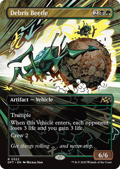 Debris Beetle (Borderless) (322) (Aetherdrift)