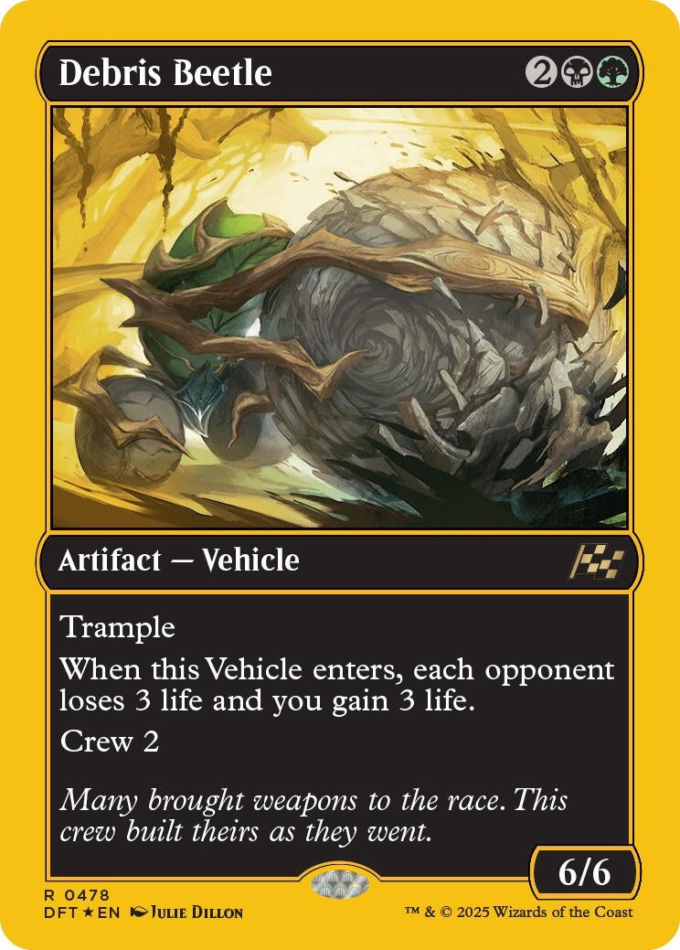 Image for Debris Beetle (First-Place Foil) (478) (Aetherdrift) - Magic: The Gathering