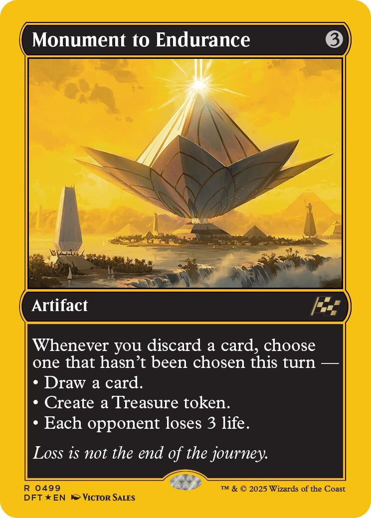 Monument to Endurance (First-Place Foil) (499) (Aetherdrift)