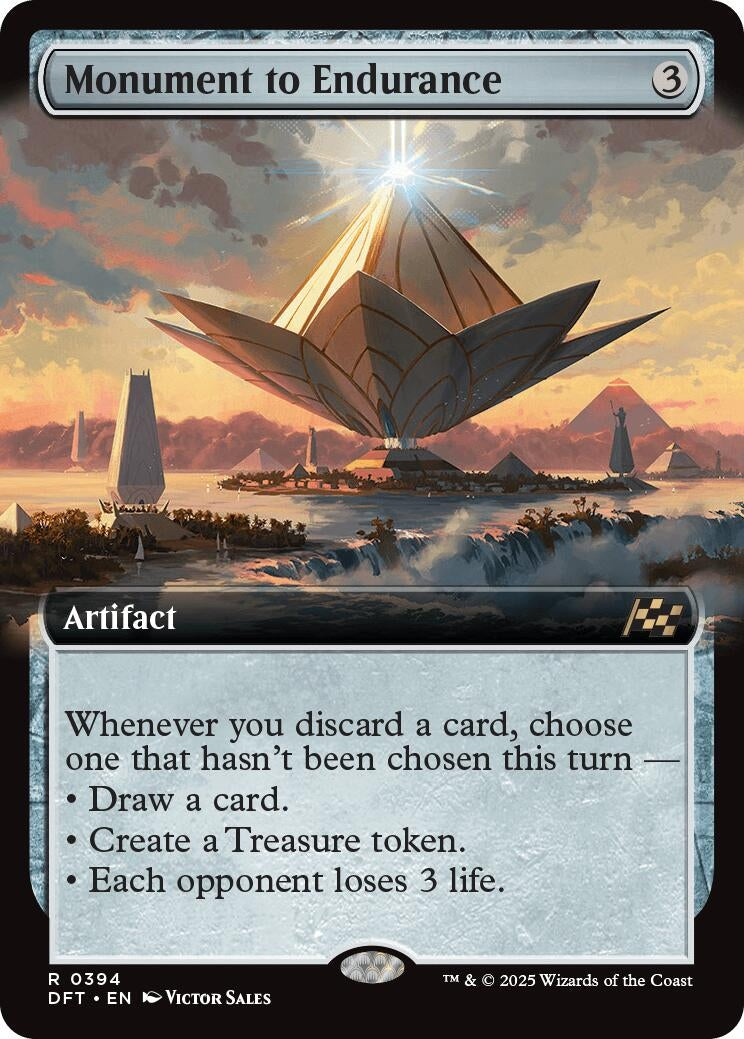 Monument to Endurance (Extended Art) (394) (Aetherdrift) (DFT)