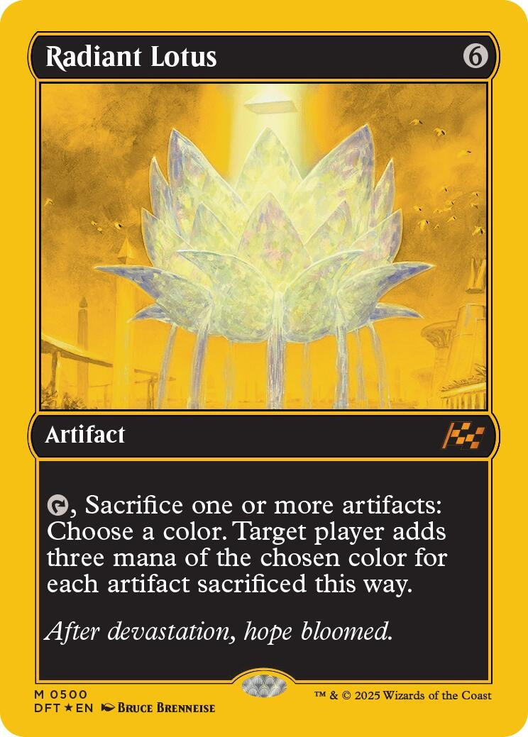 Image for Radiant Lotus (First-Place Foil) (500) (Aetherdrift) - Magic: The Gathering