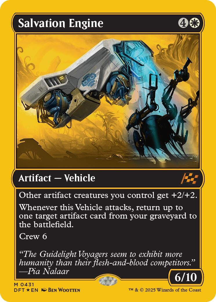 Salvation Engine (First-Place Foil) (431) (Aetherdrift)