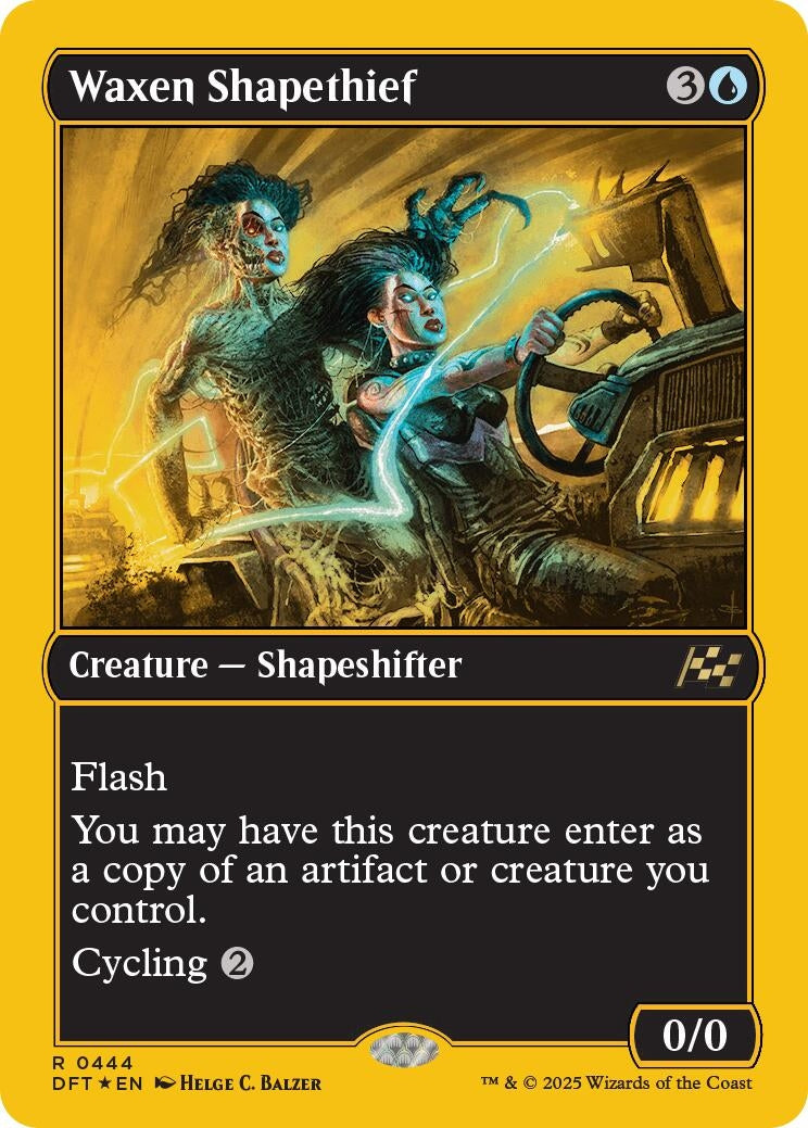 Image for Waxen Shapethief (First-Place Foil) (444) (Aetherdrift) - Magic: The Gathering