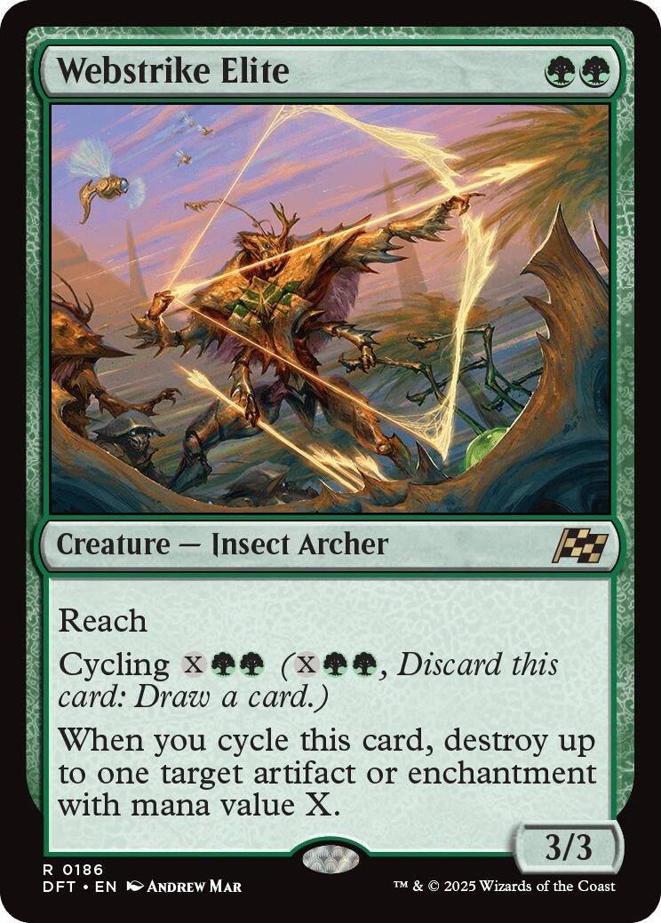 Image for Webstrike Elite (186) (Aetherdrift) - Magic: The Gathering