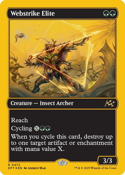 Webstrike Elite (First-Place Foil) (472) (Aetherdrift)