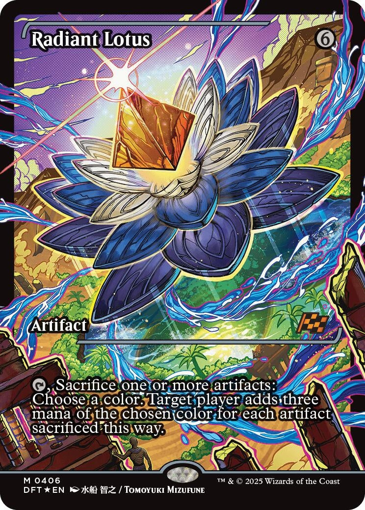 Radiant Lotus (Showcase) (406) (Aetherdrift)