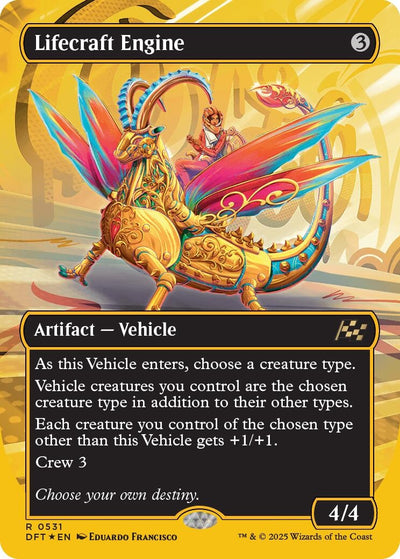 Lifecraft Engine (Borderless) (First-Place Foil) (531) (Aetherdrift)