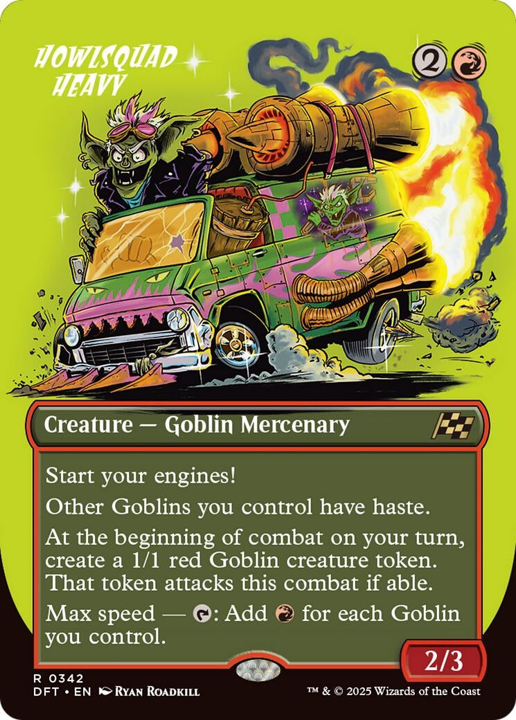 Image for Howlsquad Heavy (Borderless) (342) (Aetherdrift) - Magic: The Gathering