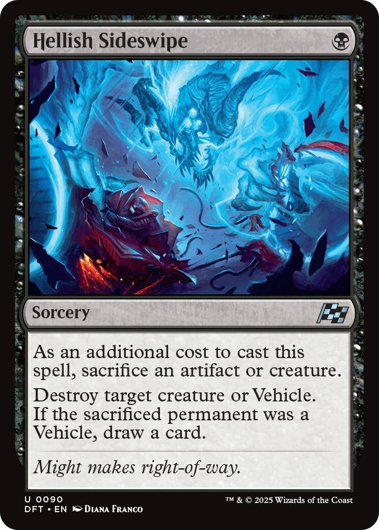 Image for Hellish Sideswipe (90) (Aetherdrift) - Magic: The Gathering