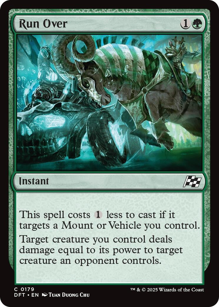 Image for Run Over (179) (Aetherdrift) - Magic: The Gathering