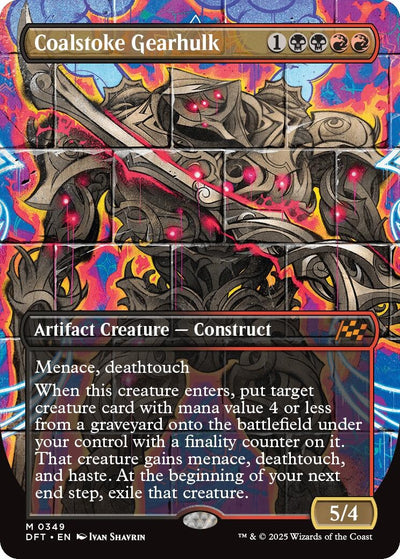 Coalstoke Gearhulk (Borderless) (349) (Aetherdrift)