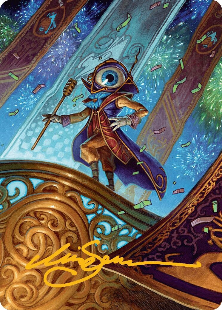 Vnwxt, Verbose Host Art Card (Gold-Stamped Signature) (8)