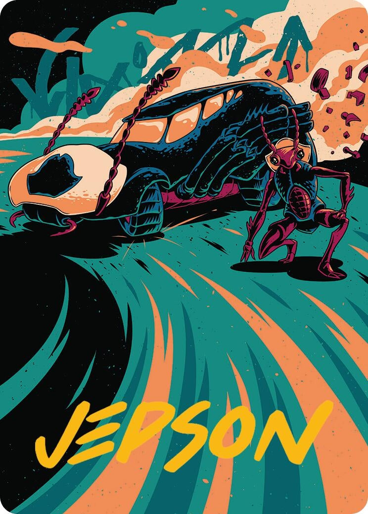 Carrion Cruiser Art Card (Gold-Stamped Signature) (39) (Art Series: Aetherdrift)