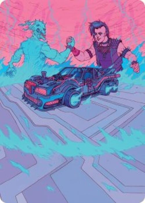 Demonic Junker Art Card (40) (Art Series: Aetherdrift)