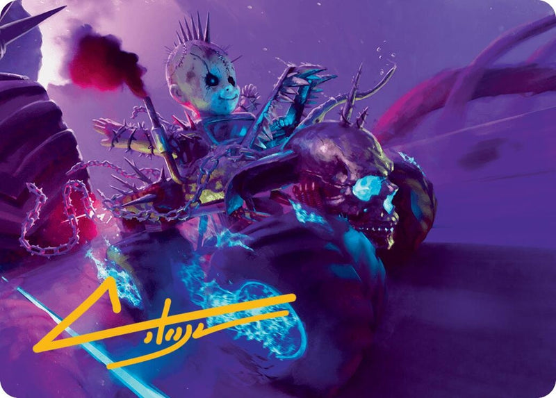 Pactdoll Terror Art Card (Gold-Stamped Signature) (21) (Art Series: Aetherdrift)
