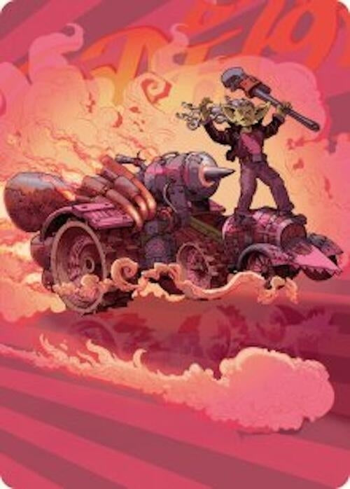 Burner Rocket Art Card (41) (Art Series: Aetherdrift)