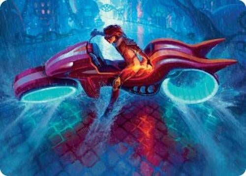 Chandra, Spark Hunter Art Card (20) (Art Series: Aetherdrift)