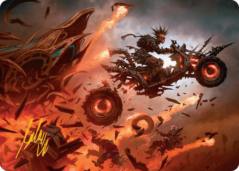 Gastal Blockbuster Art Card (Gold-Stamped Signature) (19) (Art Series: Aetherdrift)