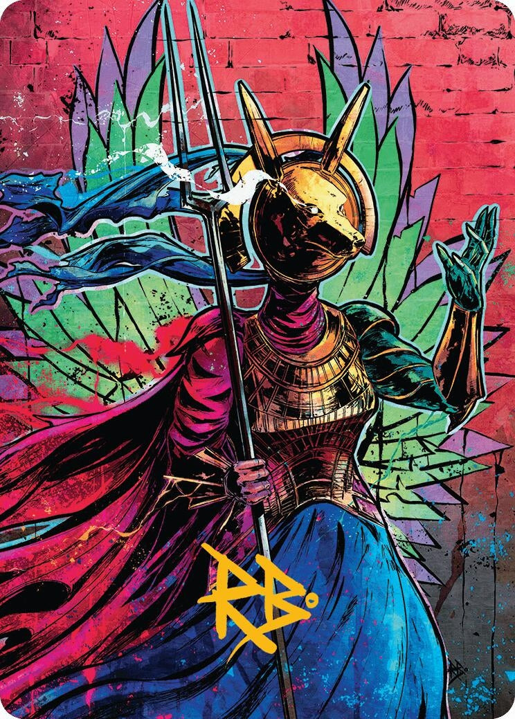 Hazoret, Godseeker Art Card (Gold-Stamped Signature) (52) (Art Series: Aetherdrift)