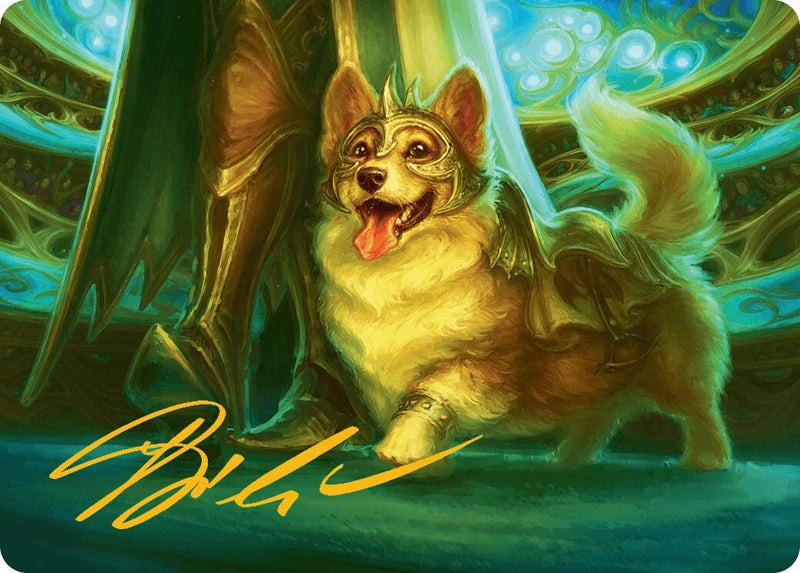 District Mascot Art Card (30/54) (Gold-Stamped Signature) (30) (Art Series: Aetherdrift)