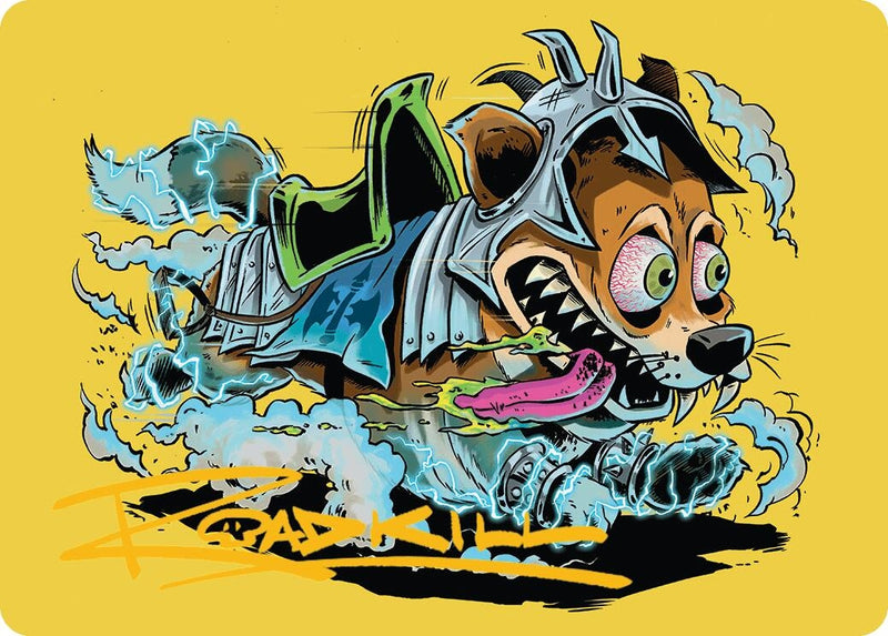 District Mascot Art Card (50/54) (Gold-Stamped Signature) (50) (Art Series: Aetherdrift)