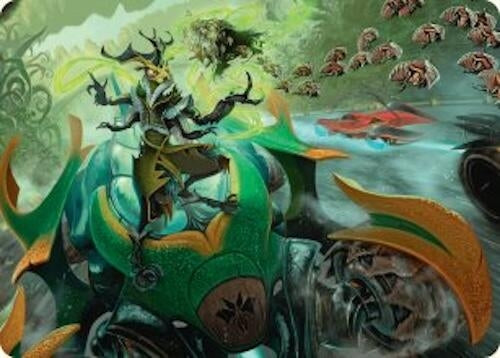 Aatchik, Emerald Radian Art Card (15/54) (15) (Art Series: Aetherdrift)