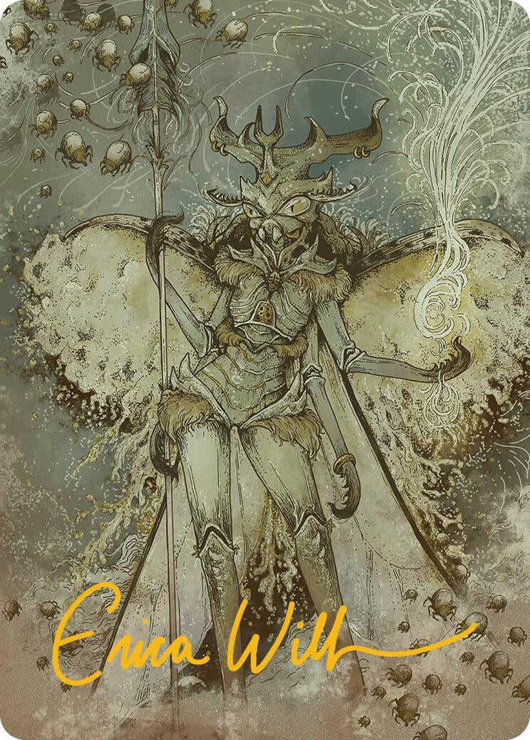 Aatchik, Emerald Radian Art Card (6/54) (Gold-Stamped Signature) (6) (Art Series: Aetherdrift)