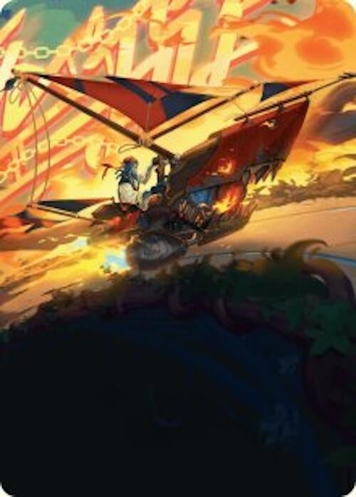 Boosted Sloop Art Card (47) (Art Series: Aetherdrift)