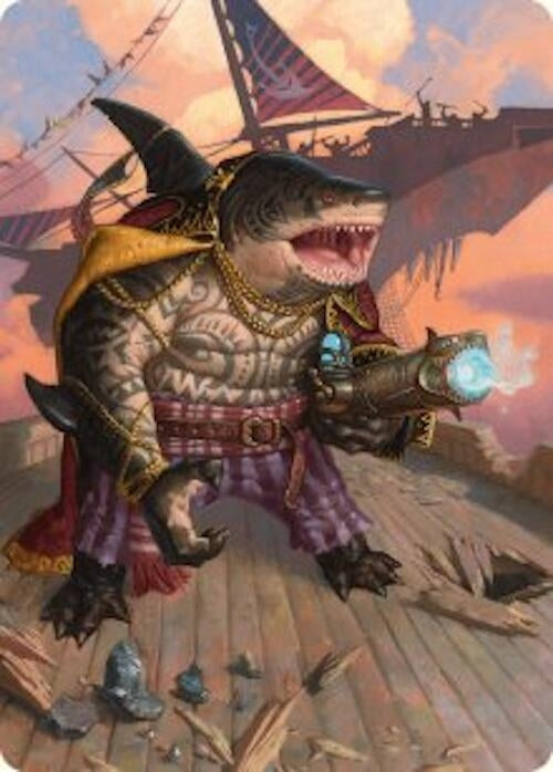 Captain Howler, Sea Scourge Art Card (4/54) (4) (Art Series: Aetherdrift)